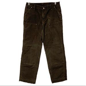 Carhartt 6 Reg Relaxed Fit Brown Work Pants